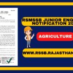 RSMSSB Junior Engineer Agriculture Recruitment 2024, Check Syllabus & Exam Pattern