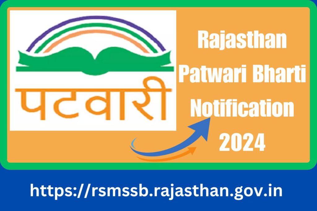 Rajasthan Patwari Bharti Notification 2024