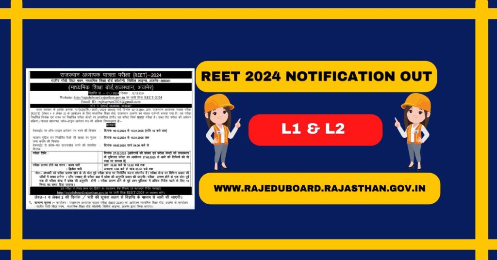 REET 2024 Notification