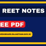 REET Handwritten Notes 2024 For Level 1 and Level 2, Download Free PDF