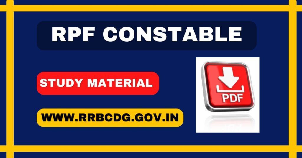 RPF Constable Study Material