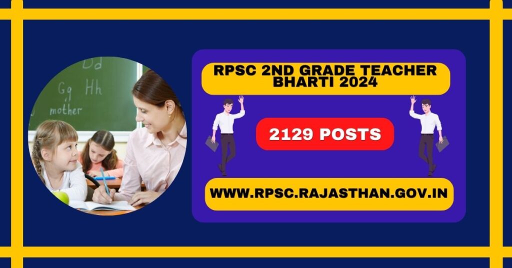 RPSC 2nd Grade Teacher Bharti 2024