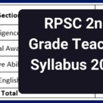 RPSC 2nd Grade Teacher Syllabus 2025, Exam Pattern & Download Subject Wise PDF