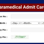 RRB Paramedical Admit Card 2025, Check Hall Ticket Released Date