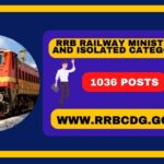 RRB Railway Ministerial and Isolated Categories 1036 Vacancy 2024-25: Apply Form