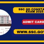 SSC GD Constable Admit Card 2025, Download Region-Wise Hall Ticket