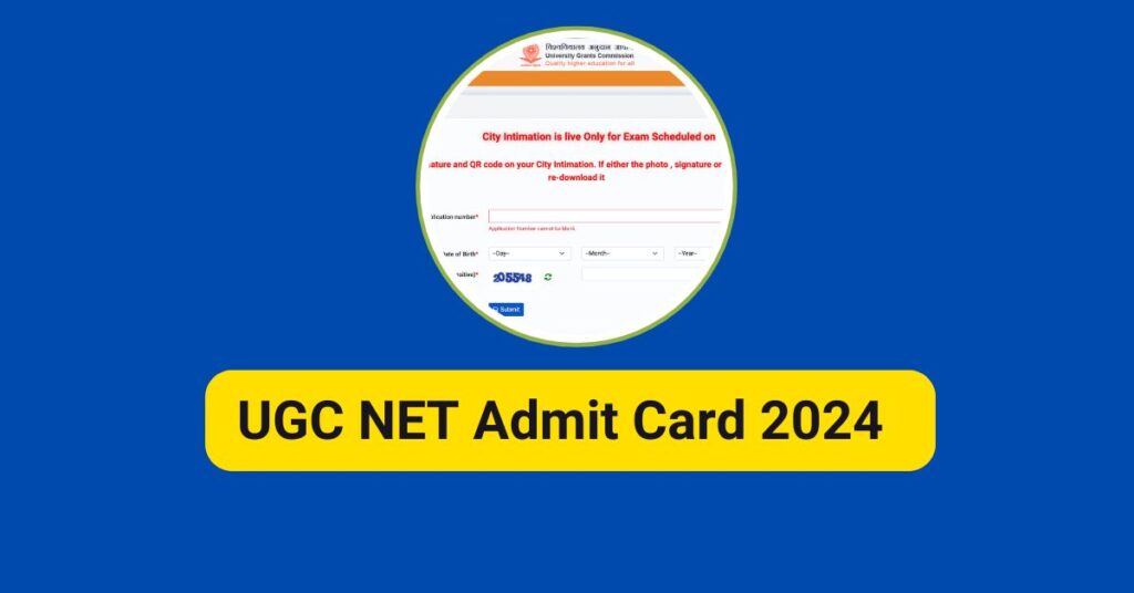 UGC NET Admit Card 2024 