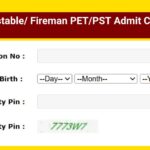 CISF Constable/ Fireman PET/PST Admit Card 2025 Out: Download Hall Ticket