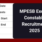 MPESB Excise Constable Recruitment 2025-Eligibility, Age Limit, Fee & Selection Process