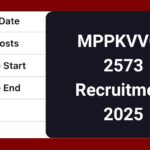 MPPKVVCL 2573 Recruitment 2025 Notification, Eligibility, Selection Process & Application Fee