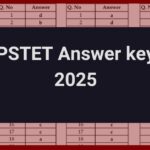 PSTET Answer key 2025, Check Punjab TET Paper Solution