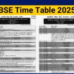 RBSE Time Table 2025 For Class 10th & 12th, Check Exam Date Schedule