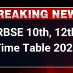 RBSE 10th, 12th Time Table 2025 Out, Check Exam Date Schedule