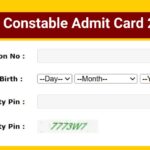 RPF Constable Admit Card 2025, Download Hall Ticket-rrbcdg.gov.in