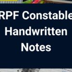 RPF Constable Handwritten Notes, Download Free Sample PDF