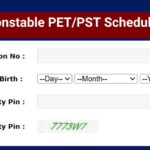 RPF Constable PET/PST Schedule 2025-Check Official Calendar