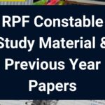 RPF Constable Study Material & Previous Year Papers-Download PFD File