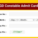 SSC GD Constable Admit Card 2025, Download Region-Wise Hall Ticket