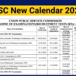 UPSC New Calendar 2025, Check Official Exam Schedule