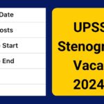 UPSSSC Stenographer Vacancy 2024-25, Eligibility, Fees & Exam Pattern