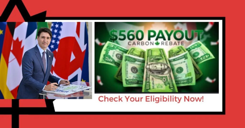 $560 Canada Carbon Rebate Benefit