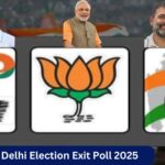 Delhi Election Exit Poll 2025-AAP,BJP & Congress Expected Seats