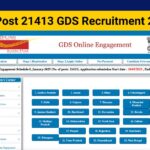 India Post 21413 GDS Recruitment 2025 Notification-Eligibility, Age Limit & Selection Process