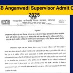 MPESB Anganwadi Supervisor Admit Card 2025, Check Paryavekshak Call Letter Link