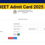 REET Admit Card 2025, Check Hall Ticket Link-reet2024.co.in