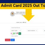 REET Admit Card 2025 Out Today, Official Link-reet2024.co.in