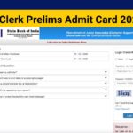 SBI Clerk Prelims Admit Card 2025 Out, Download PET Hall Ticket