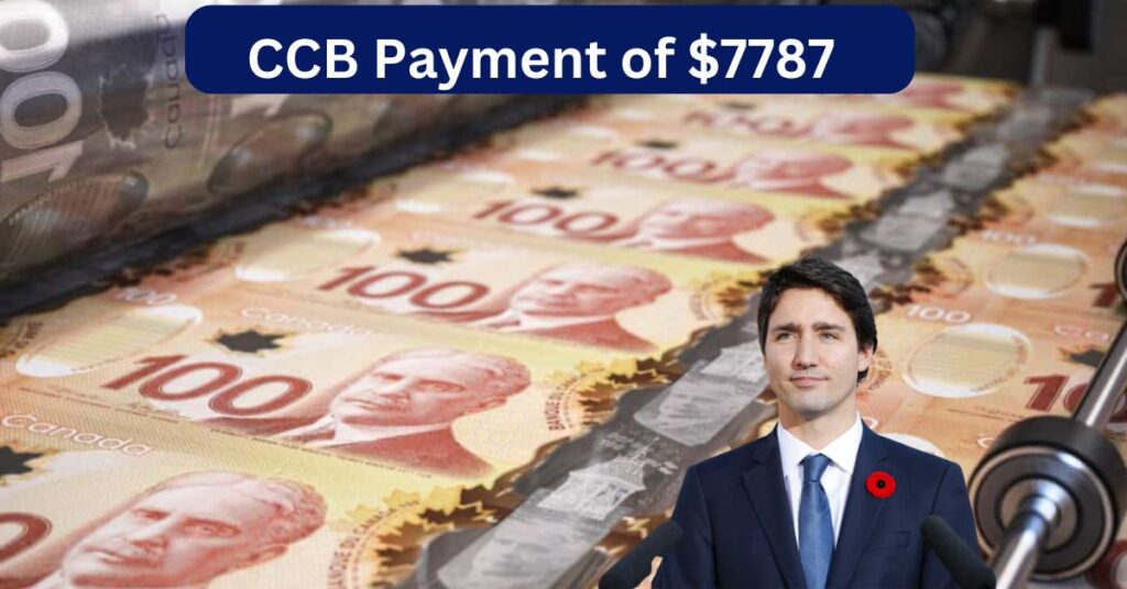 CCB Payment of $7787