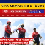 RCB IPL 2025 Matches List & Tickets Price Home and Away-How to get tickets