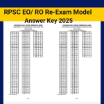 RPSC EO/ RO Re-Exam Model Answer Key 2025 Out-rpsc.rajasthan.gov.in/answerkeys