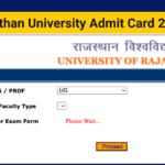 Rajasthan University Admit Card 2025 Out, Check Official Link-uniraj.ac.in