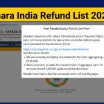 Sahara India Refund List 2025: Check Sahara India Family Refund List PDF